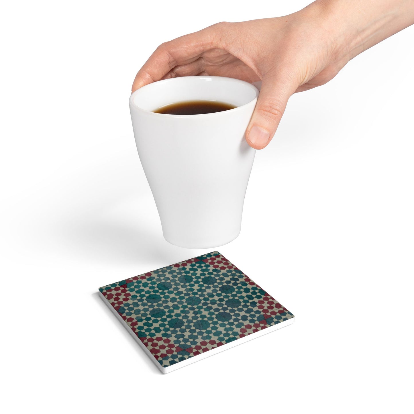 "Connection" Ceramic Coaster
