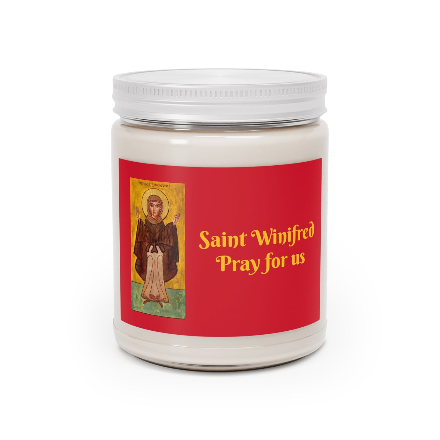 Saint Winifred Novena Candle, 9oz