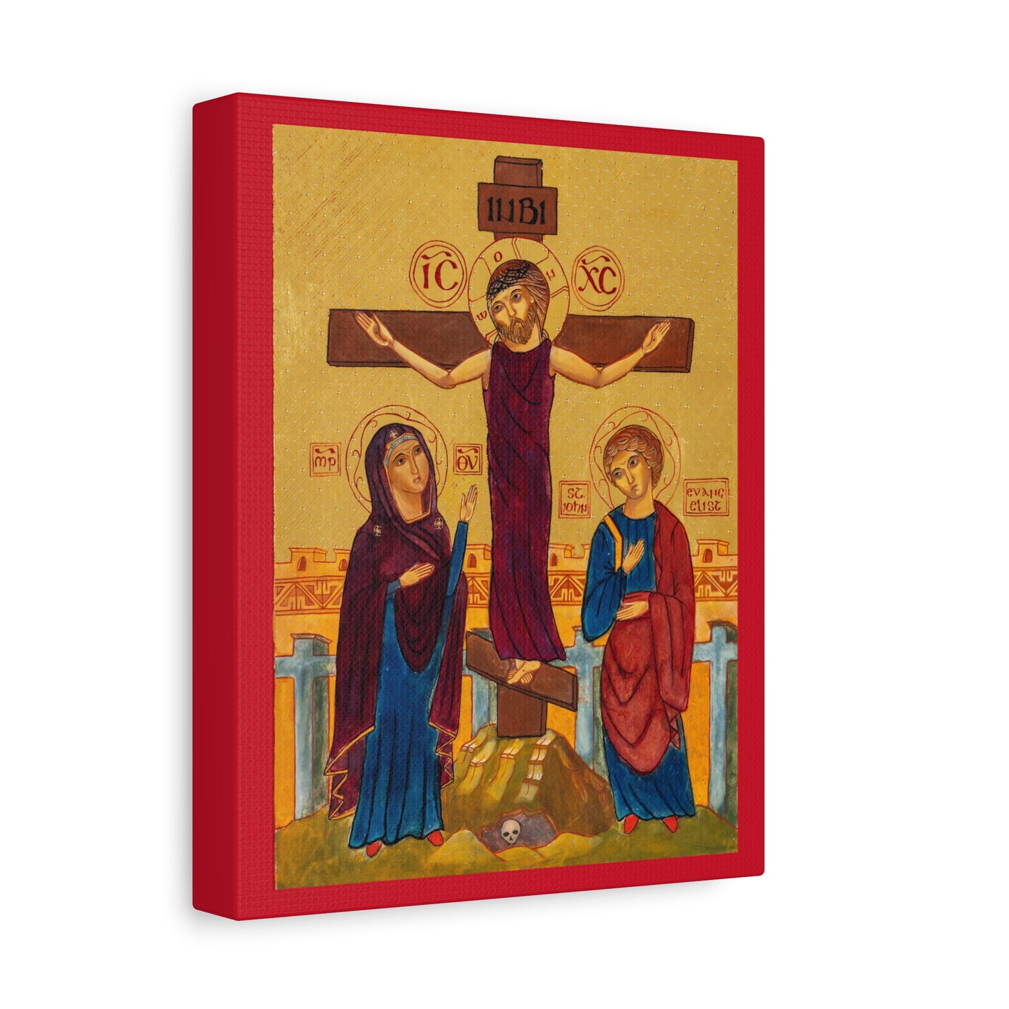 Crucifixion Icon, Canvas