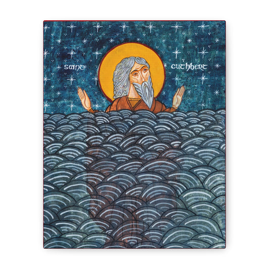 St. Cuthbert Icon, Canvas