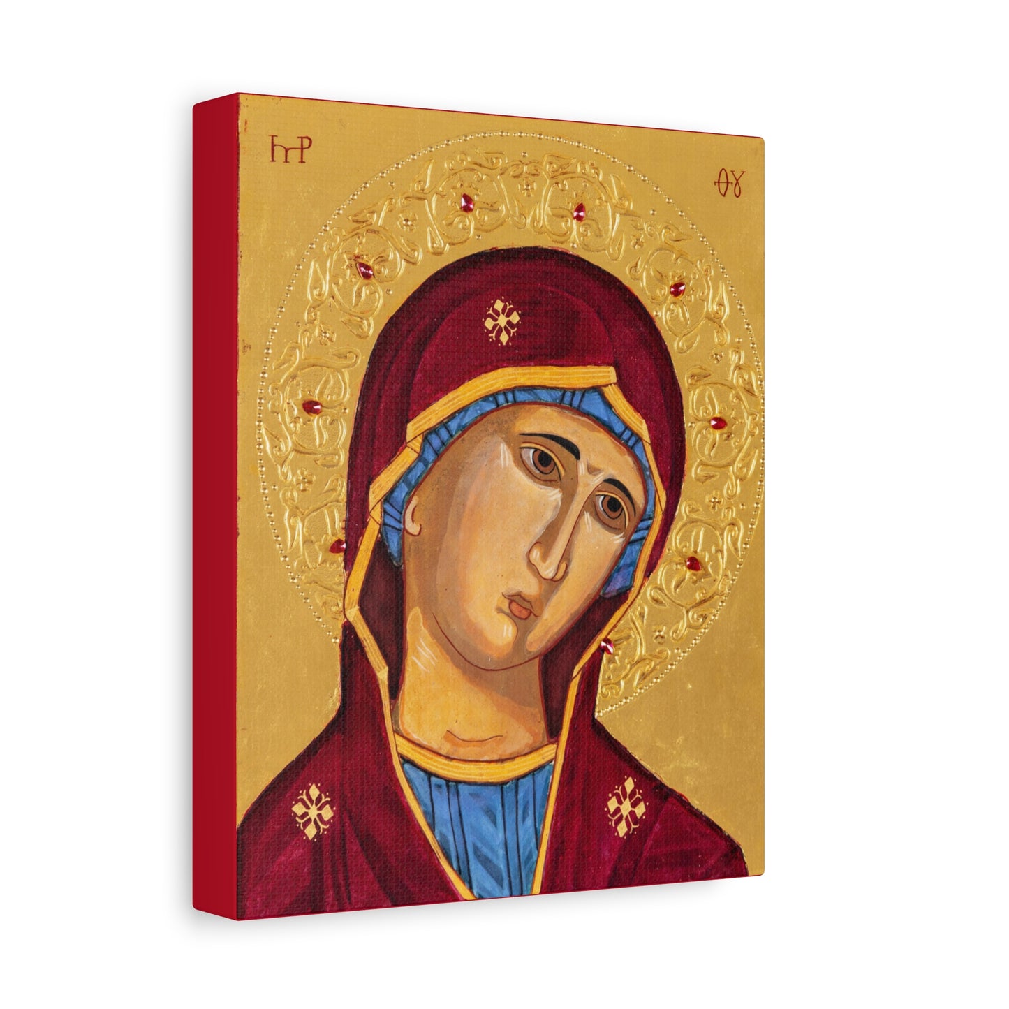 Theotokos Icon, Canvas