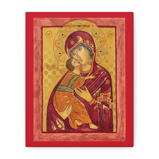 Theotokos of Vladimir Icon, Canvas
