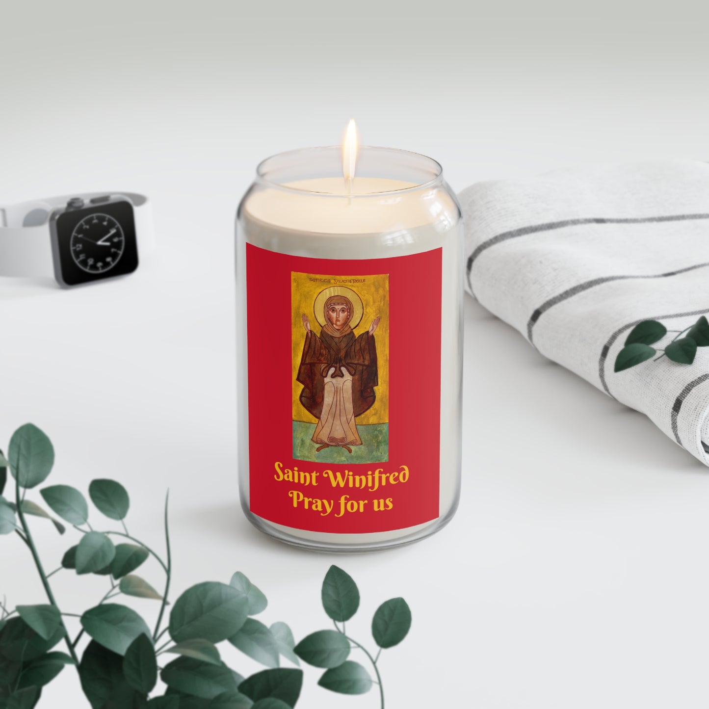 Saint Winifred Novena Candle