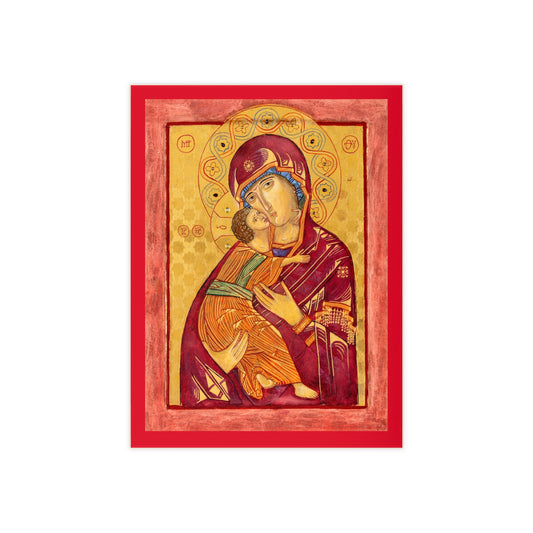 Theotokos of Vladimir Icon, Ceramic