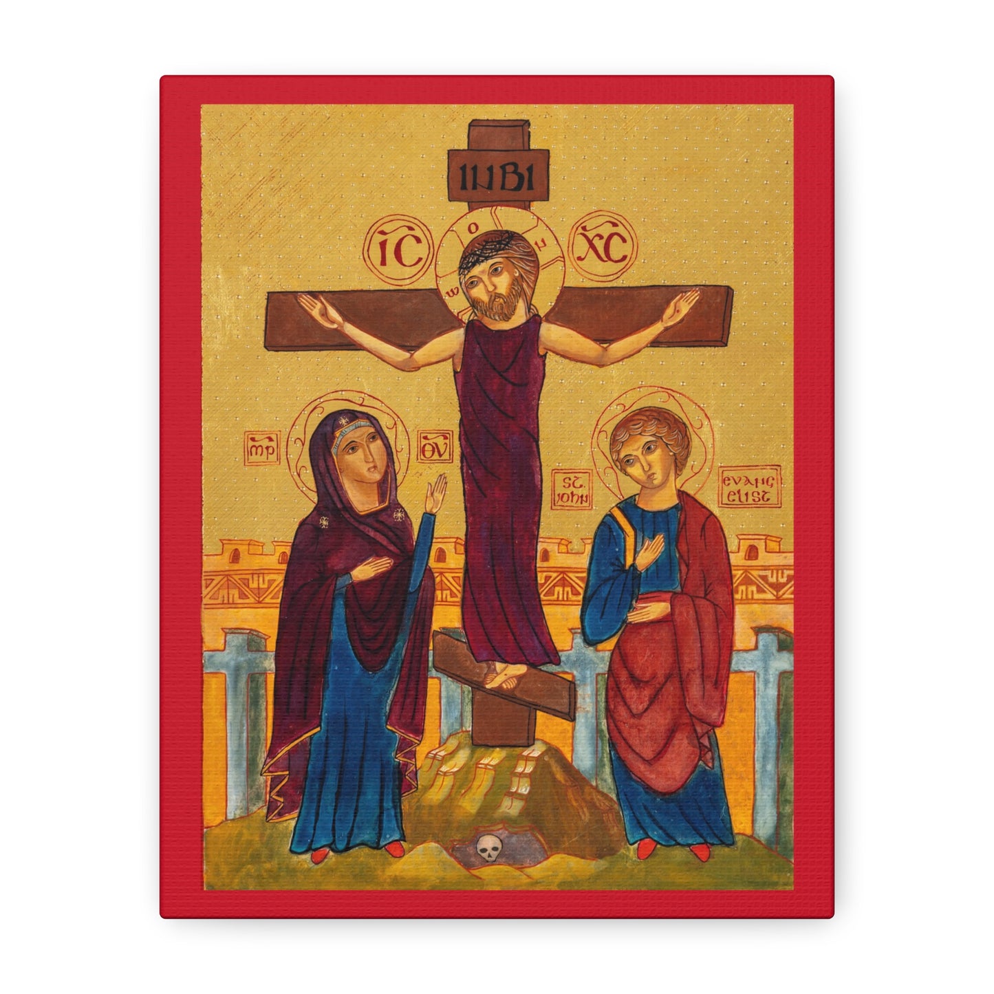 Crucifixion Icon, Canvas