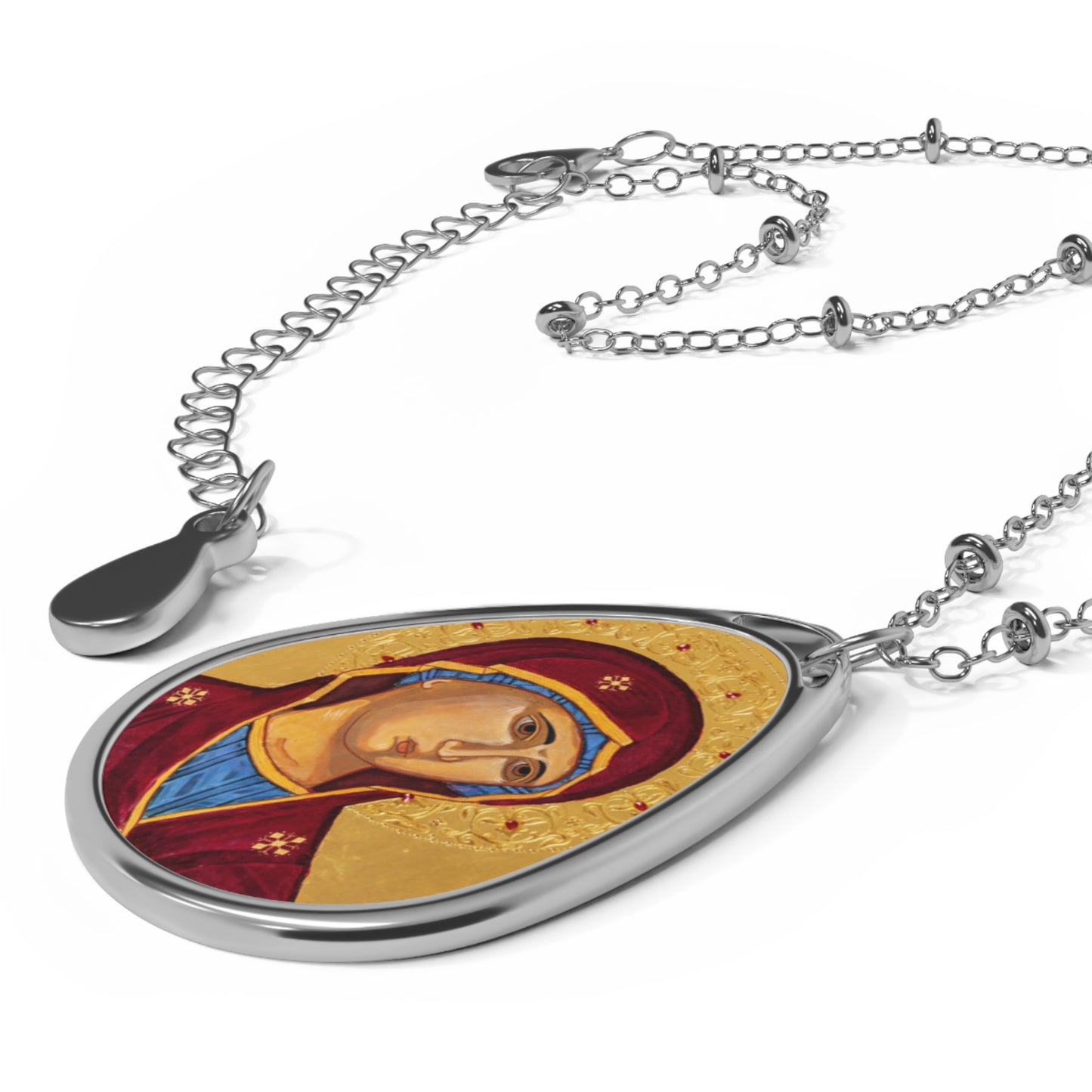 Theotokos Oval Necklace